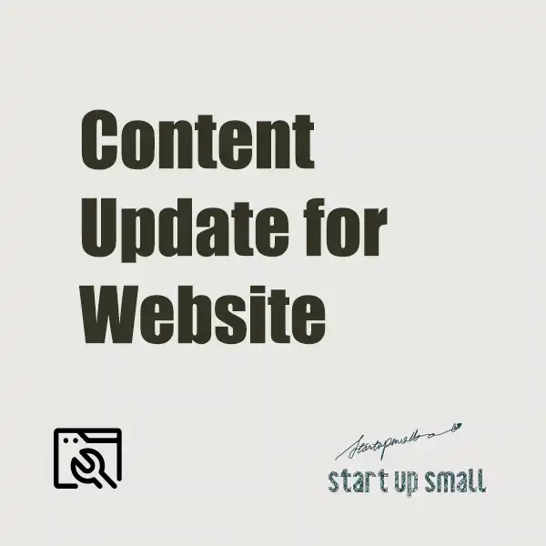 Content Update for Website