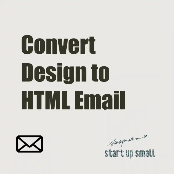 Convert design to html email
