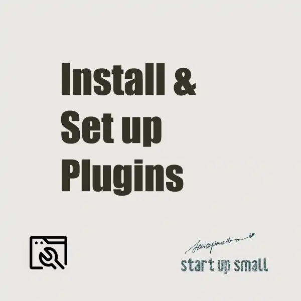 Install & Set up WordPress plugins