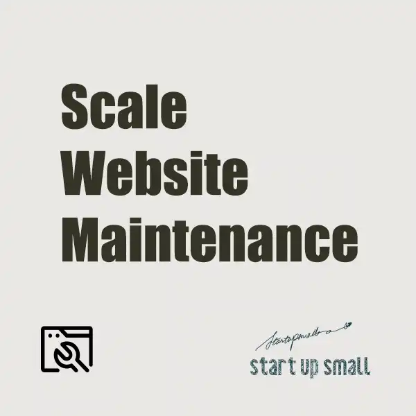 Scale Website Maintenance Service